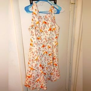 Eva Rose fox printed dress